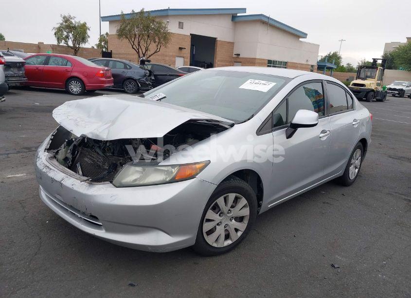 Photo 2 of 2012 Honda Civic LX (VIN 19XFB2F59CE342920)