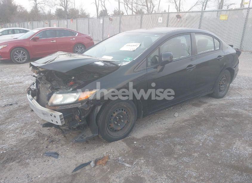 Photo 2 of 2012 Honda Civic SDN LX (VIN 19XFB2F59CE344165)