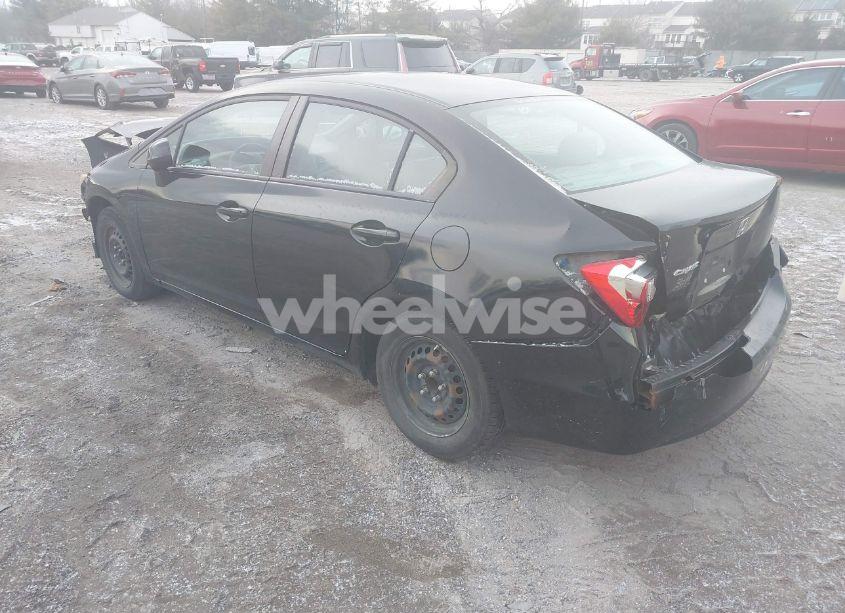 Photo 3 of 2012 Honda Civic SDN LX (VIN 19XFB2F59CE344165)