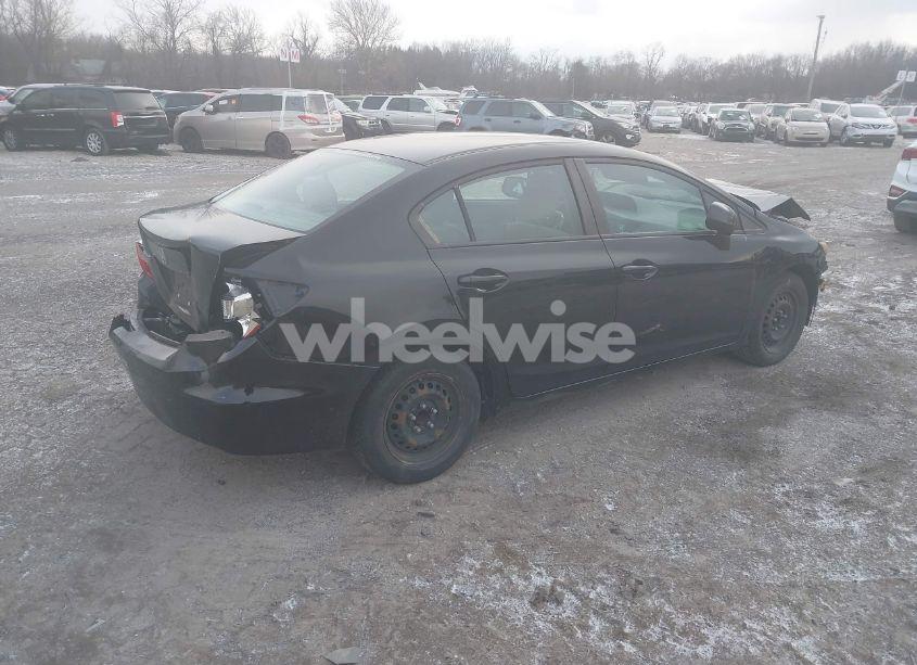 Photo 4 of 2012 Honda Civic SDN LX (VIN 19XFB2F59CE344165)