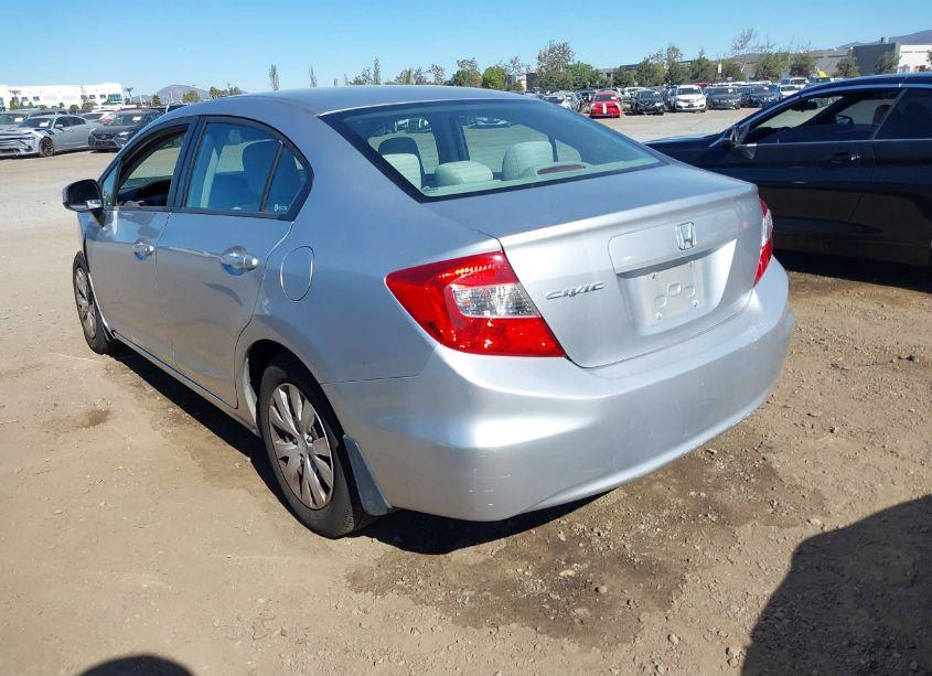 Photo 3 of 2012 Honda Civic LX (VIN 19XFB2F59CE350399)