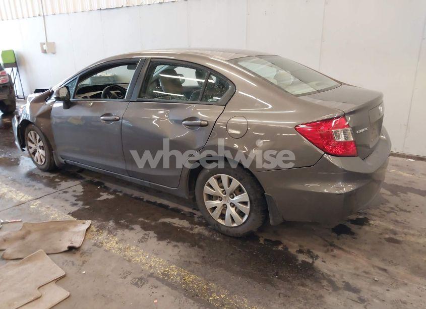 Photo 3 of 2012 Honda Civic SDN LX (VIN 19XFB2F59CE371706)