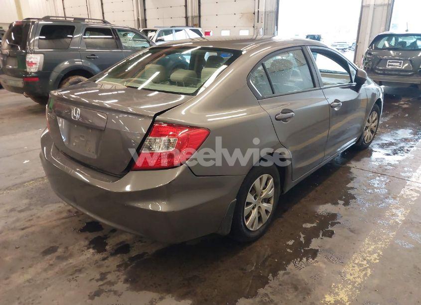 Photo 4 of 2012 Honda Civic SDN LX (VIN 19XFB2F59CE371706)