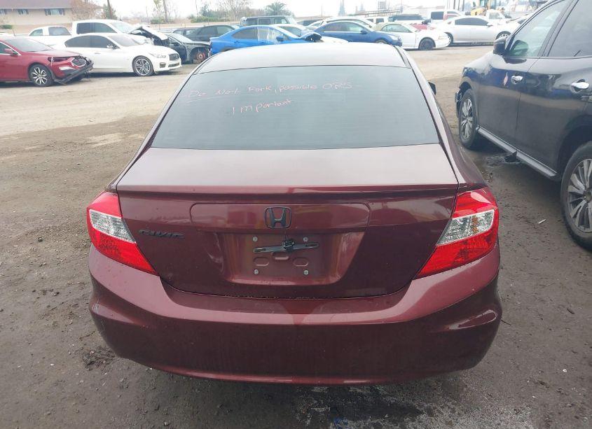 Photo 15 of 2012 Honda Civic SDN LX (VIN 19XFB2F59CE389557)