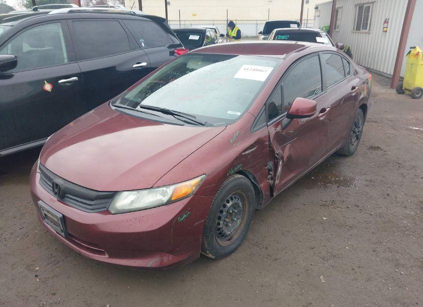 Photo 2 of 2012 Honda Civic SDN LX (VIN 19XFB2F59CE389557)