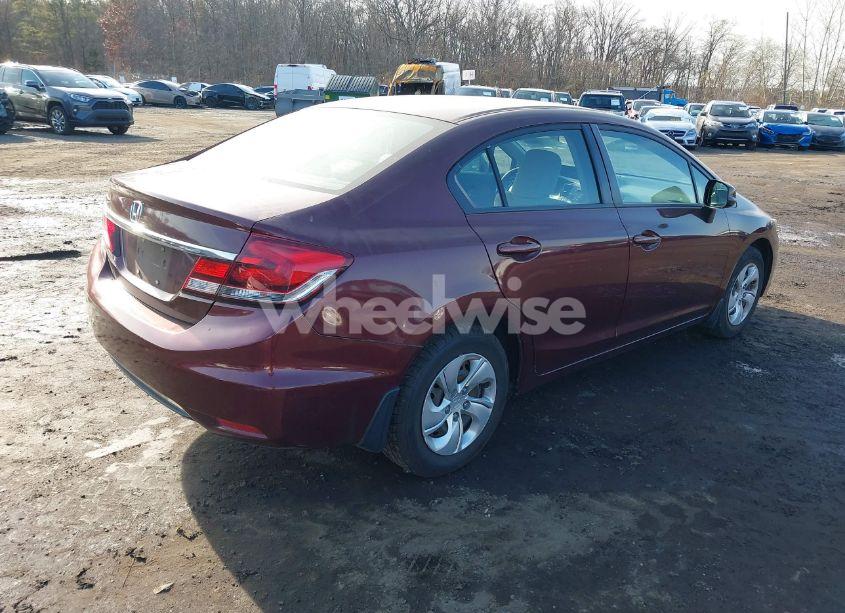 Photo 4 of 2013 Honda Civic LX (VIN 19XFB2F59DE014592)