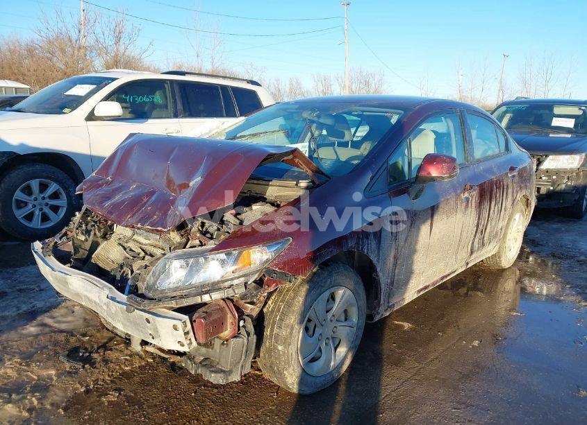 Photo 2 of 2013 Honda Civic LX (VIN 19XFB2F59DE093133)