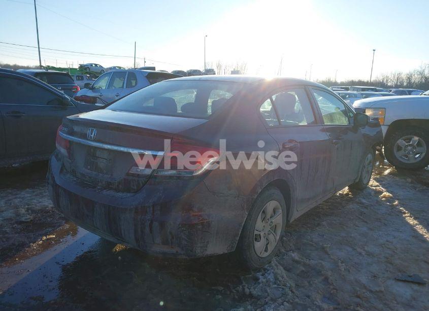 Photo 4 of 2013 Honda Civic LX (VIN 19XFB2F59DE093133)