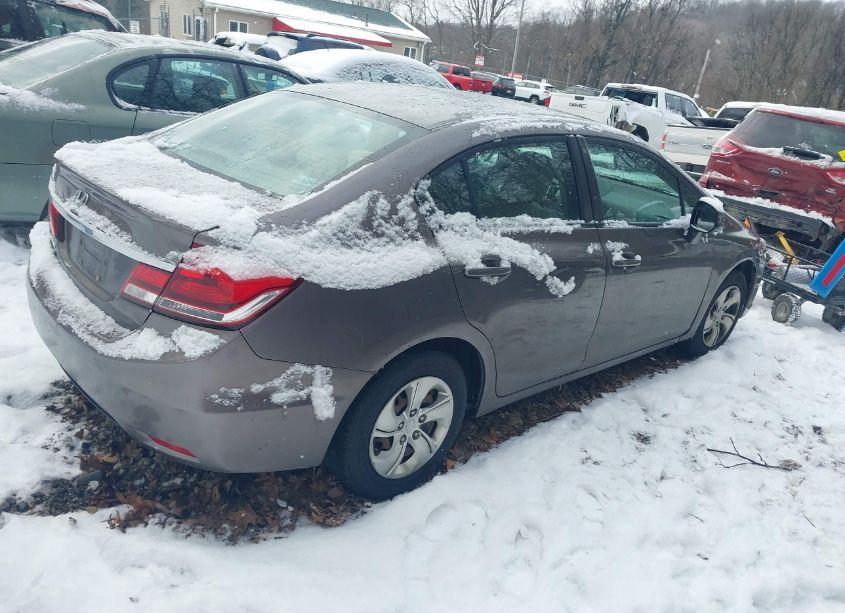 Photo 4 of 2013 Honda Civic LX (VIN 19XFB2F59DE094492)