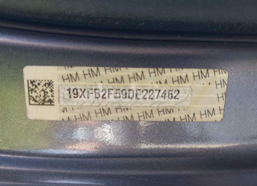 Photo 9 of 2013 Honda Civic LX (VIN 19XFB2F59DE227462)