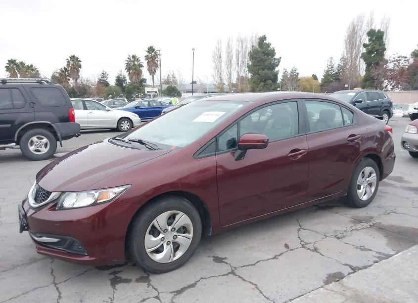 Photo 2 of 2014 Honda Civic LX (VIN 19XFB2F59EE038604)