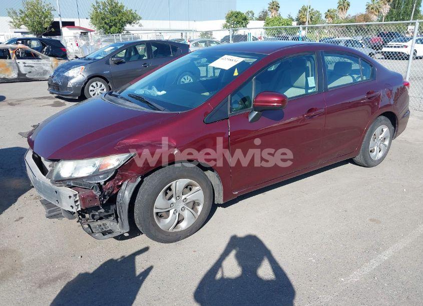 Photo 2 of 2015 Honda Civic LX (VIN 19XFB2F59FE703874)