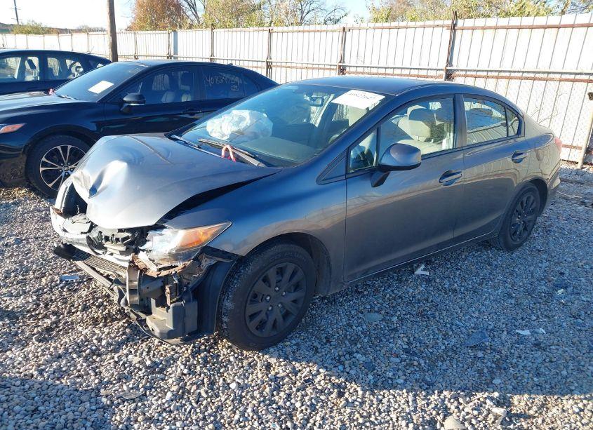 Photo 2 of 2012 Honda Civic LX (VIN 19XFB2F5XCE001204)