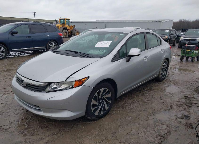 Photo 2 of 2012 Honda Civic SDN LX (VIN 19XFB2F5XCE014471)