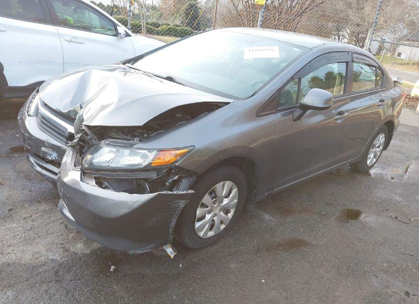 Photo 2 of 2012 Honda Civic LX (VIN 19XFB2F5XCE014681)