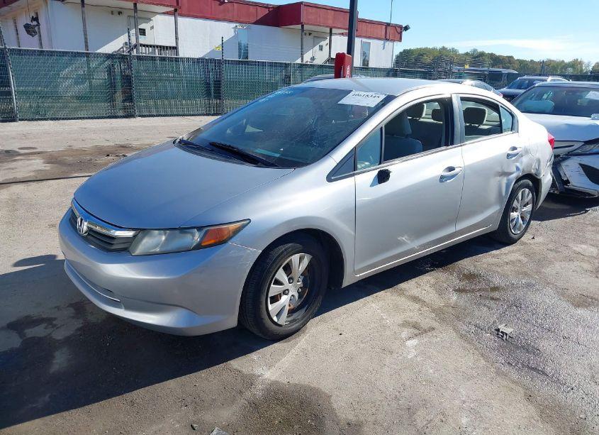 Photo 2 of 2012 Honda Civic SDN LX (VIN 19XFB2F5XCE060740)