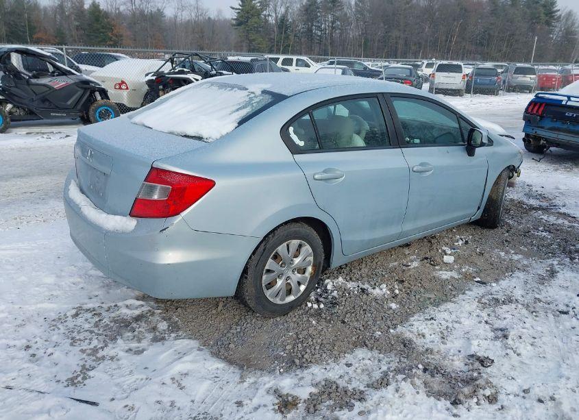 Photo 4 of 2012 Honda Civic SDN LX (VIN 19XFB2F5XCE069471)