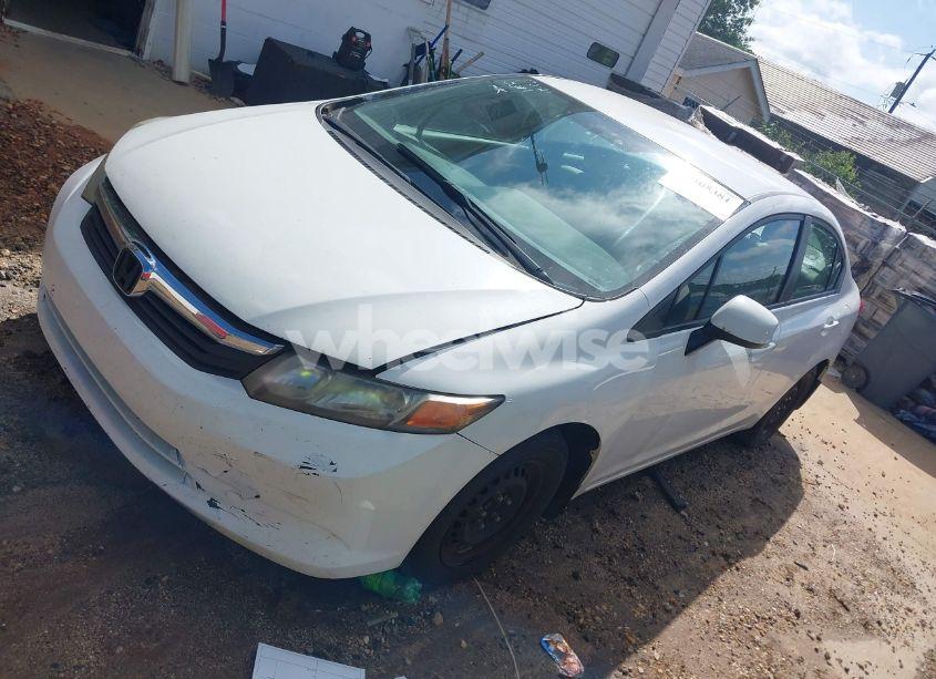 Photo 2 of 2012 Honda Civic LX (VIN 19XFB2F5XCE070605)