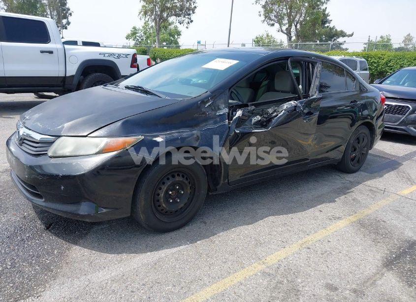 Photo 2 of 2012 Honda Civic LX (VIN 19XFB2F5XCE374193)