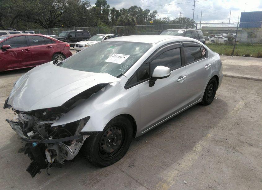 Photo 2 of 2013 Honda Civic LX (VIN 19XFB2F5XDE041056)