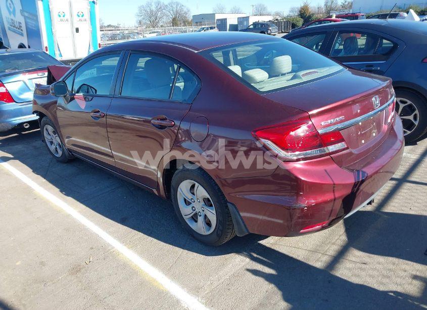 Photo 3 of 2013 Honda Civic LX (VIN 19XFB2F5XDE204241)