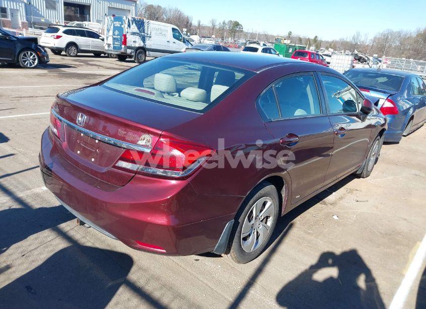 Photo 4 of 2013 Honda Civic LX (VIN 19XFB2F5XDE204241)