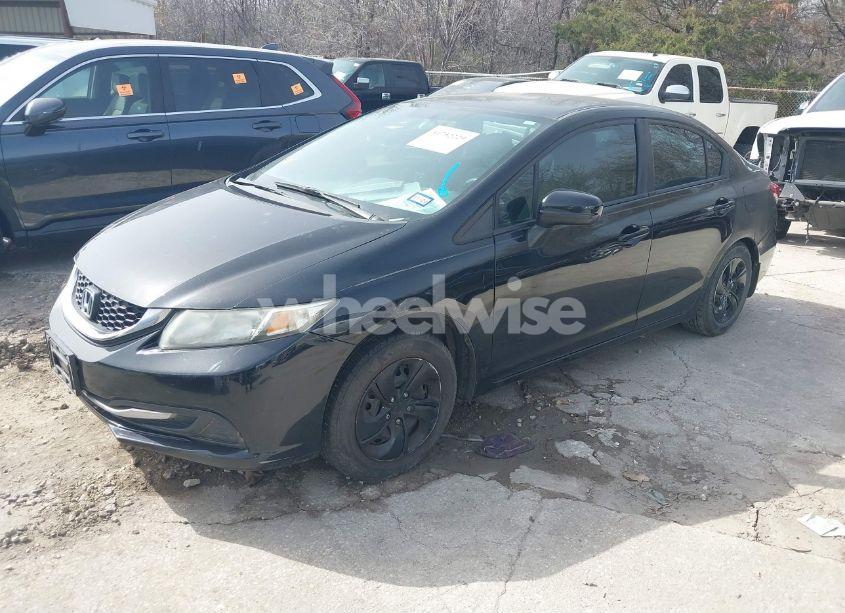 Photo 2 of 2014 Honda Civic LX (VIN 19XFB2F5XEE012125)