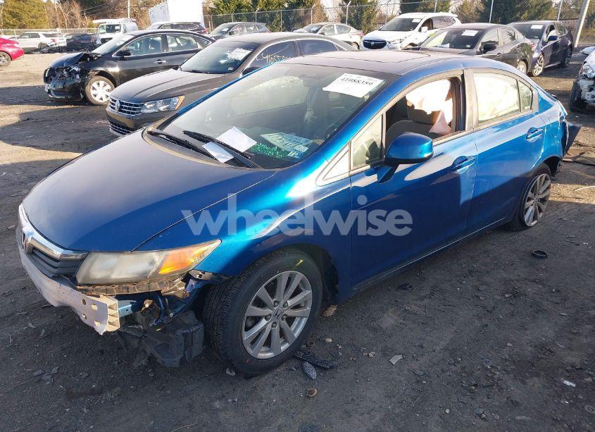 Photo 2 of 2012 Honda Civic EX (VIN 19XFB2F80CE002386)