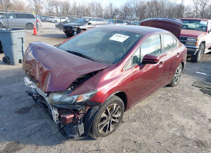 Photo 2 of 2014 Honda Civic EX (VIN 19XFB2F81EE000598)