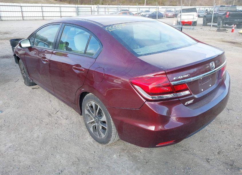 Photo 3 of 2014 Honda Civic EX (VIN 19XFB2F81EE000598)