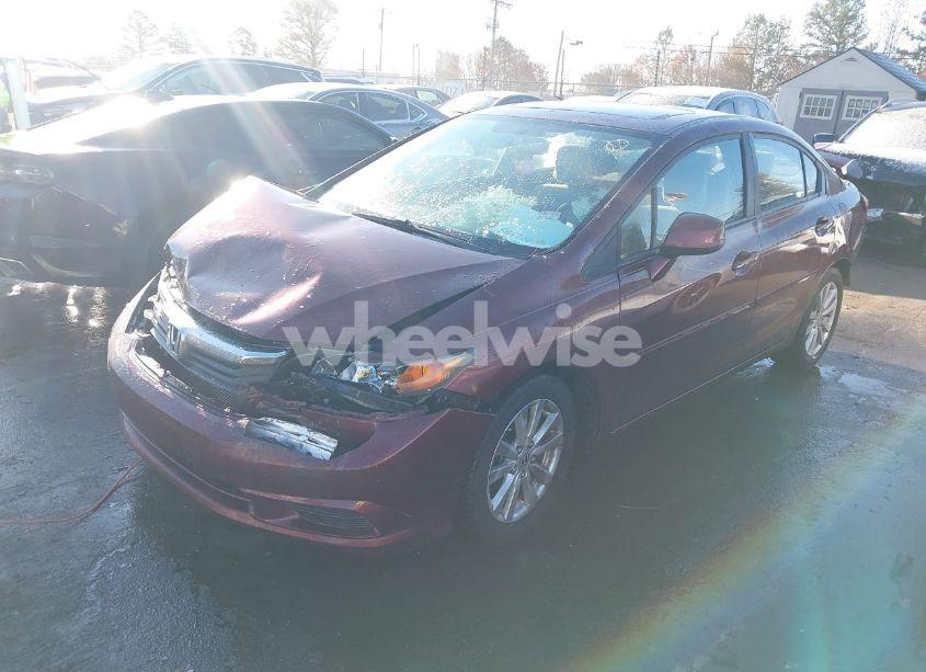 Photo 2 of 2012 Honda Civic EX (VIN 19XFB2F82CE103154)