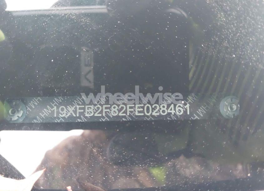 Photo 9 of 2015 Honda Civic EX (VIN 19XFB2F82FE028461)