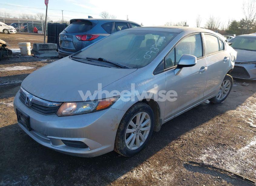 Photo 2 of 2012 Honda Civic EX (VIN 19XFB2F83CE073758)