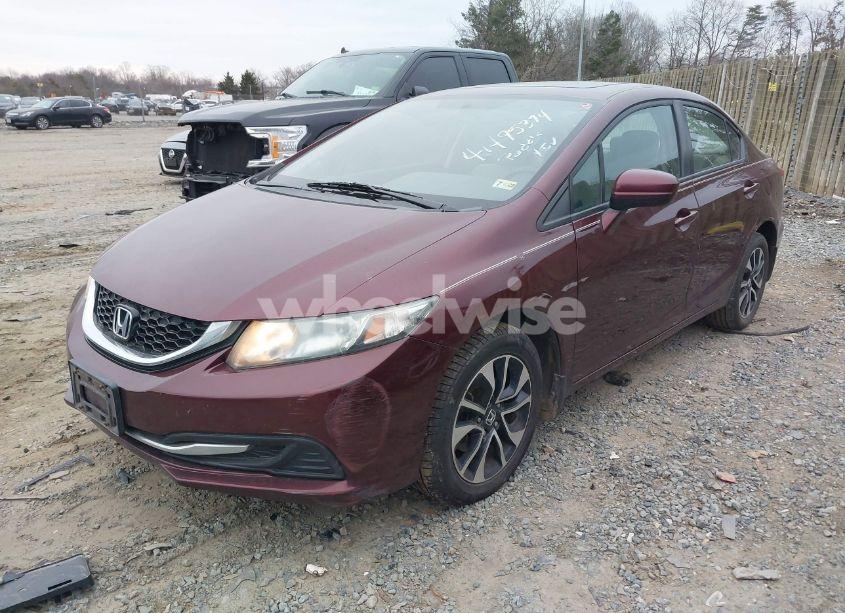 Photo 2 of 2015 Honda Civic EX (VIN 19XFB2F83FE020823)