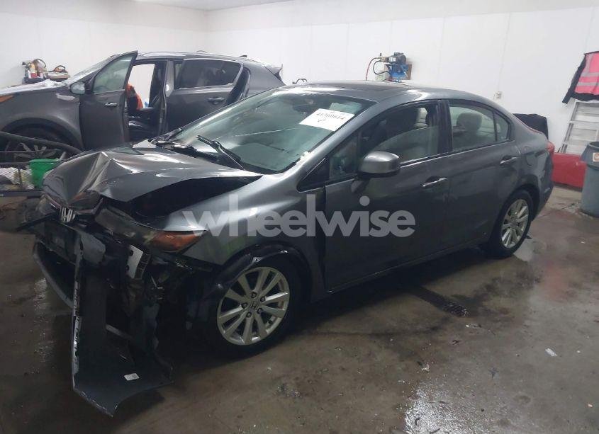 Photo 2 of 2012 Honda Civic EX (VIN 19XFB2F84CE001791)
