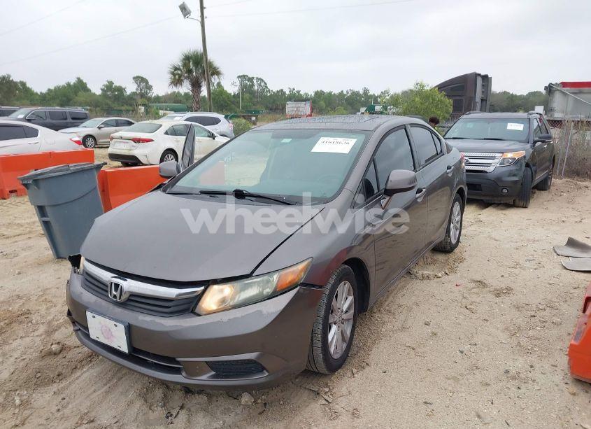Photo 2 of 2012 Honda Civic EX (VIN 19XFB2F84CE037254)