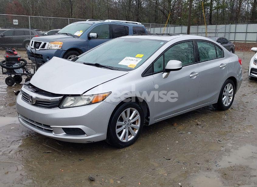 Photo 2 of 2012 Honda Civic EX (VIN 19XFB2F84CE370831)