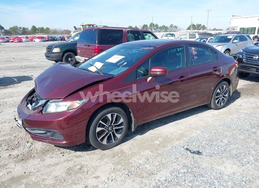 Photo 2 of 2014 Honda Civic EX (VIN 19XFB2F84EE073058)