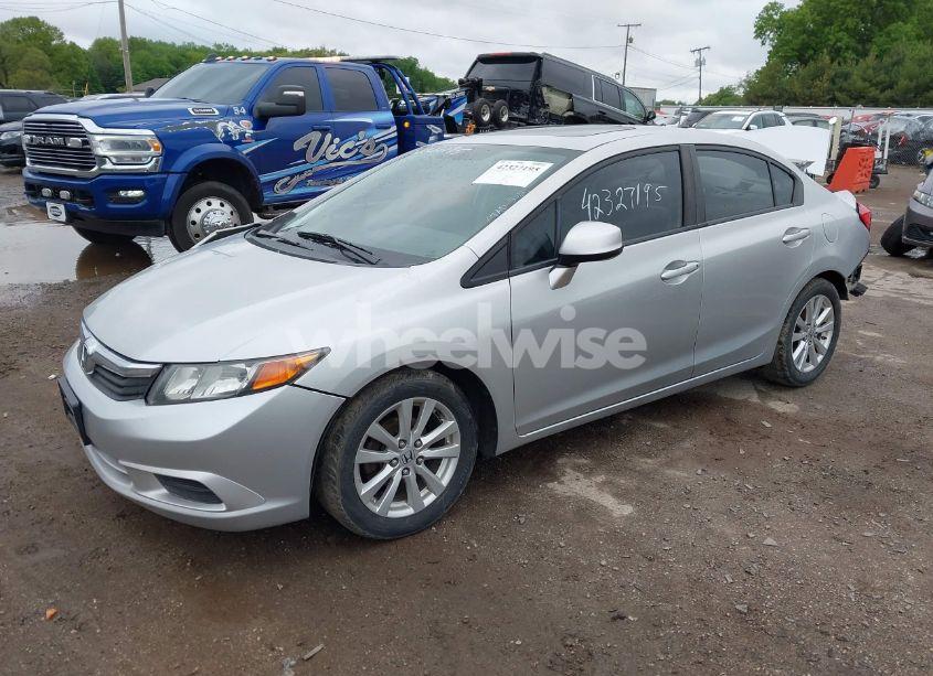 Photo 2 of 2012 Honda Civic EX (VIN 19XFB2F85CE308872)