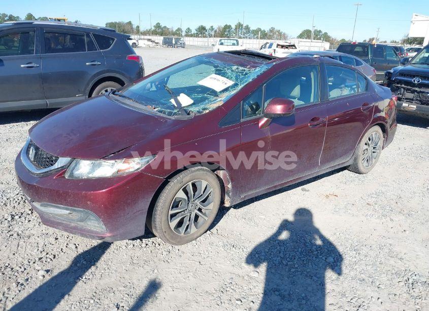 Photo 2 of 2013 Honda Civic EX (VIN 19XFB2F85DE045137)