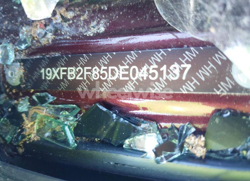 Photo 9 of 2013 Honda Civic EX (VIN 19XFB2F85DE045137)