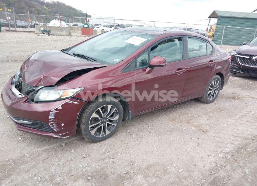 Photo 2 of 2013 Honda Civic EX (VIN 19XFB2F86DE216140)