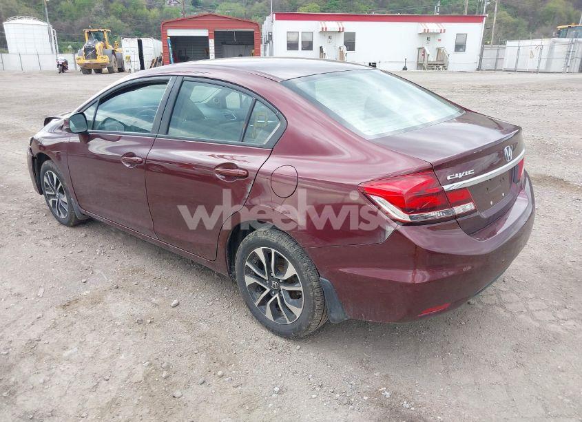 Photo 3 of 2013 Honda Civic EX (VIN 19XFB2F86DE216140)