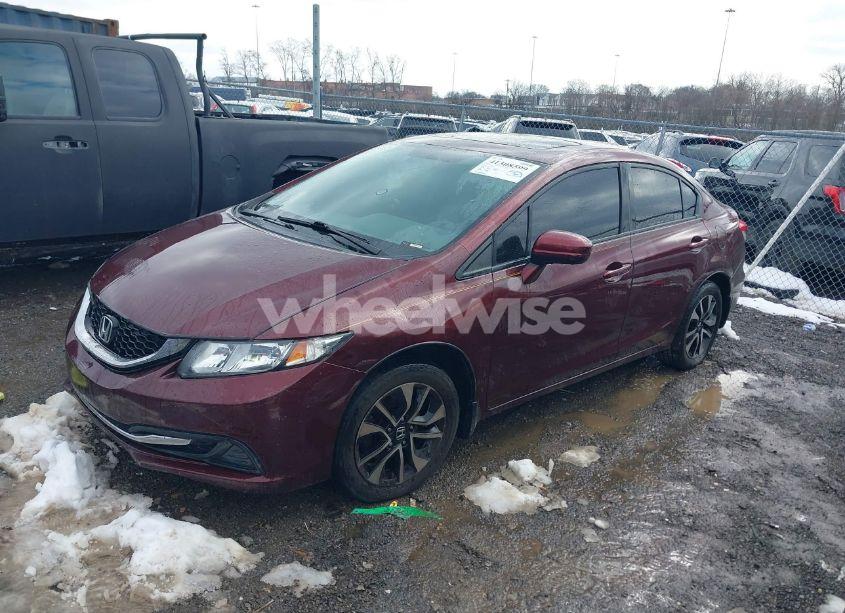 Photo 2 of 2015 Honda Civic EX (VIN 19XFB2F86FE004437)