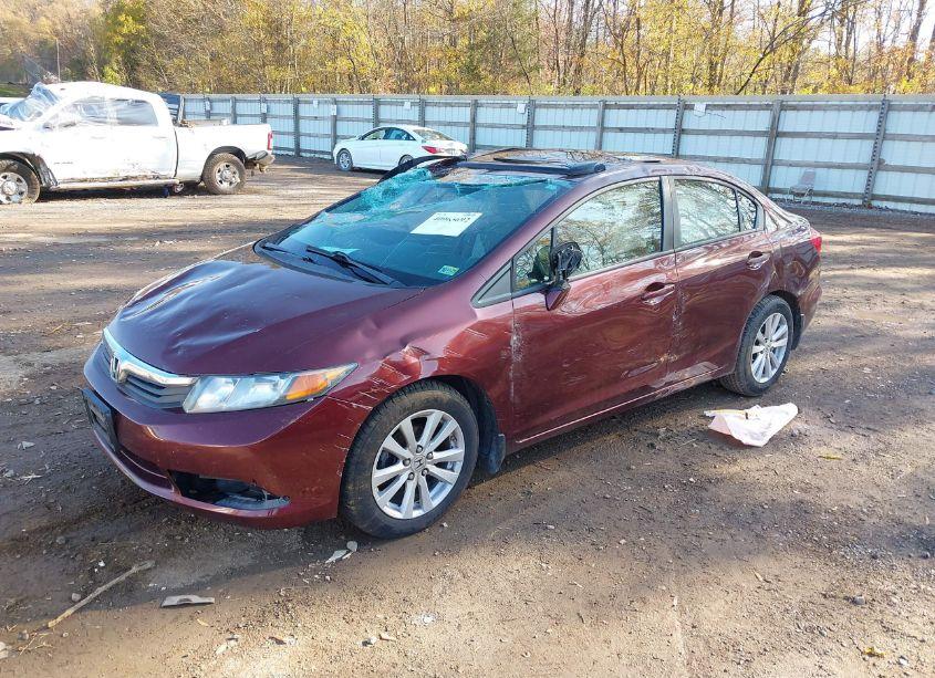 Photo 2 of 2012 Honda Civic EX (VIN 19XFB2F87CE086934)