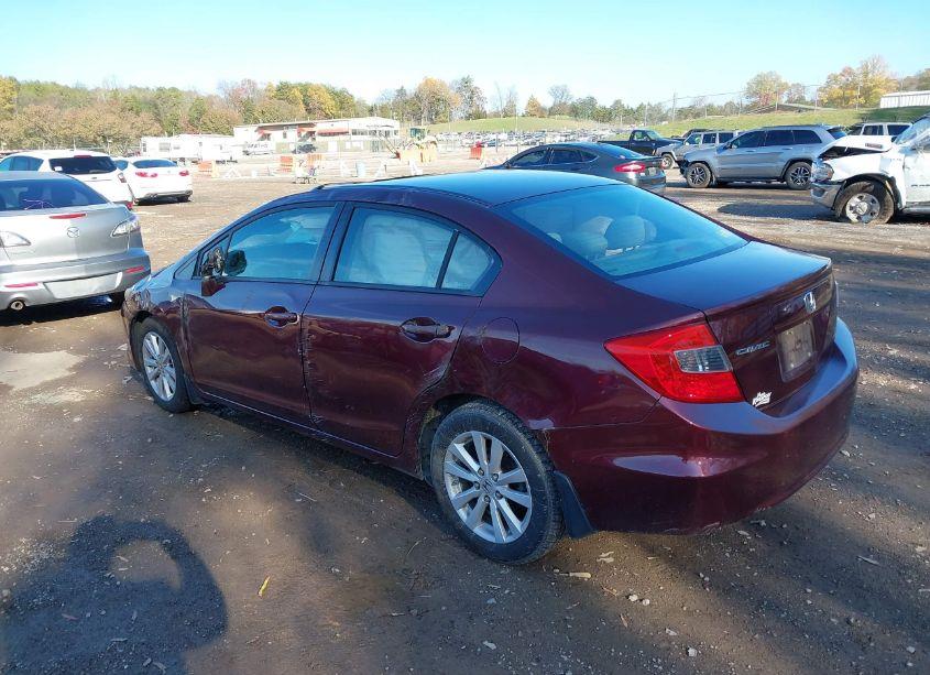 Photo 3 of 2012 Honda Civic EX (VIN 19XFB2F87CE086934)