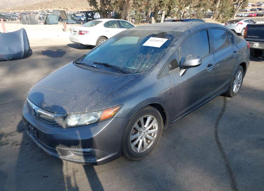 Photo 2 of 2012 Honda Civic EX (VIN 19XFB2F87CE334373)