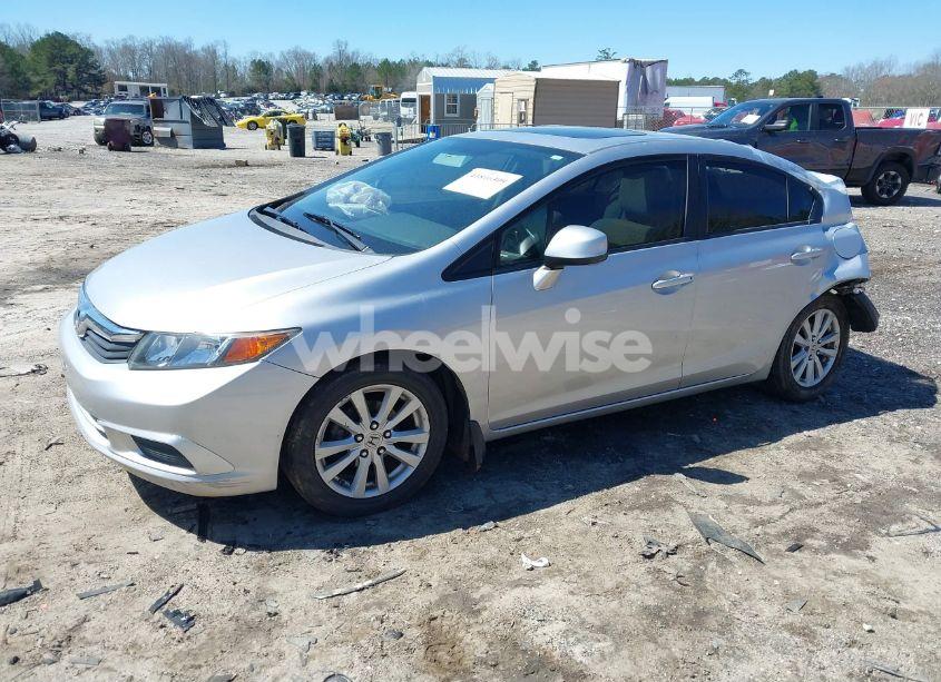 Photo 2 of 2012 Honda Civic EX (VIN 19XFB2F88CE021929)