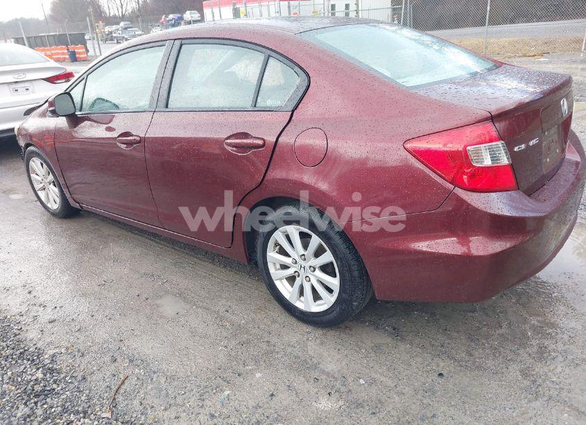 Photo 3 of 2012 Honda Civic EX (VIN 19XFB2F88CE358536)