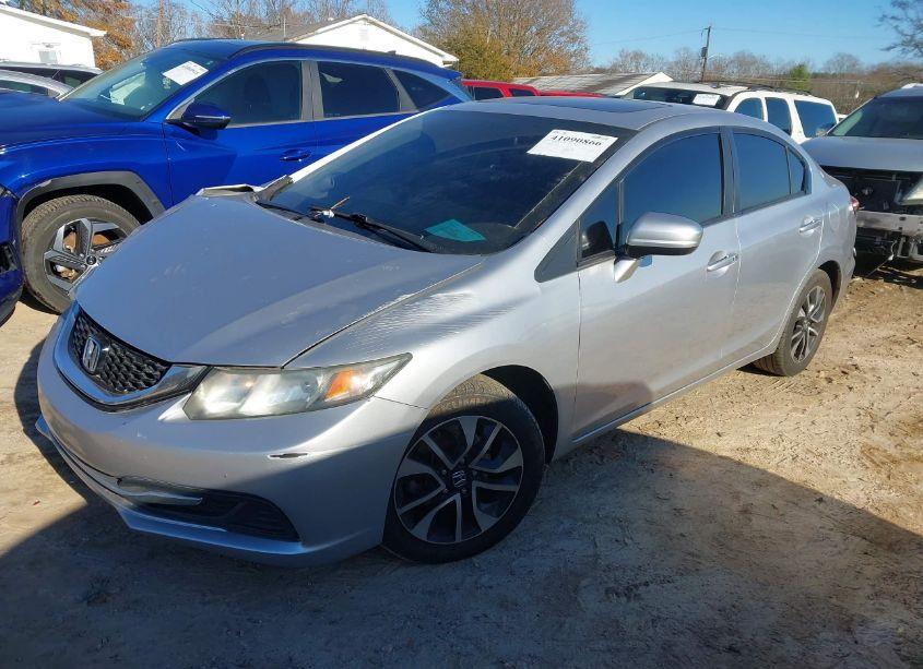 Photo 2 of 2014 Honda Civic EX (VIN 19XFB2F88EE086184)